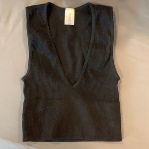 Dynamic black crop top/ bralette